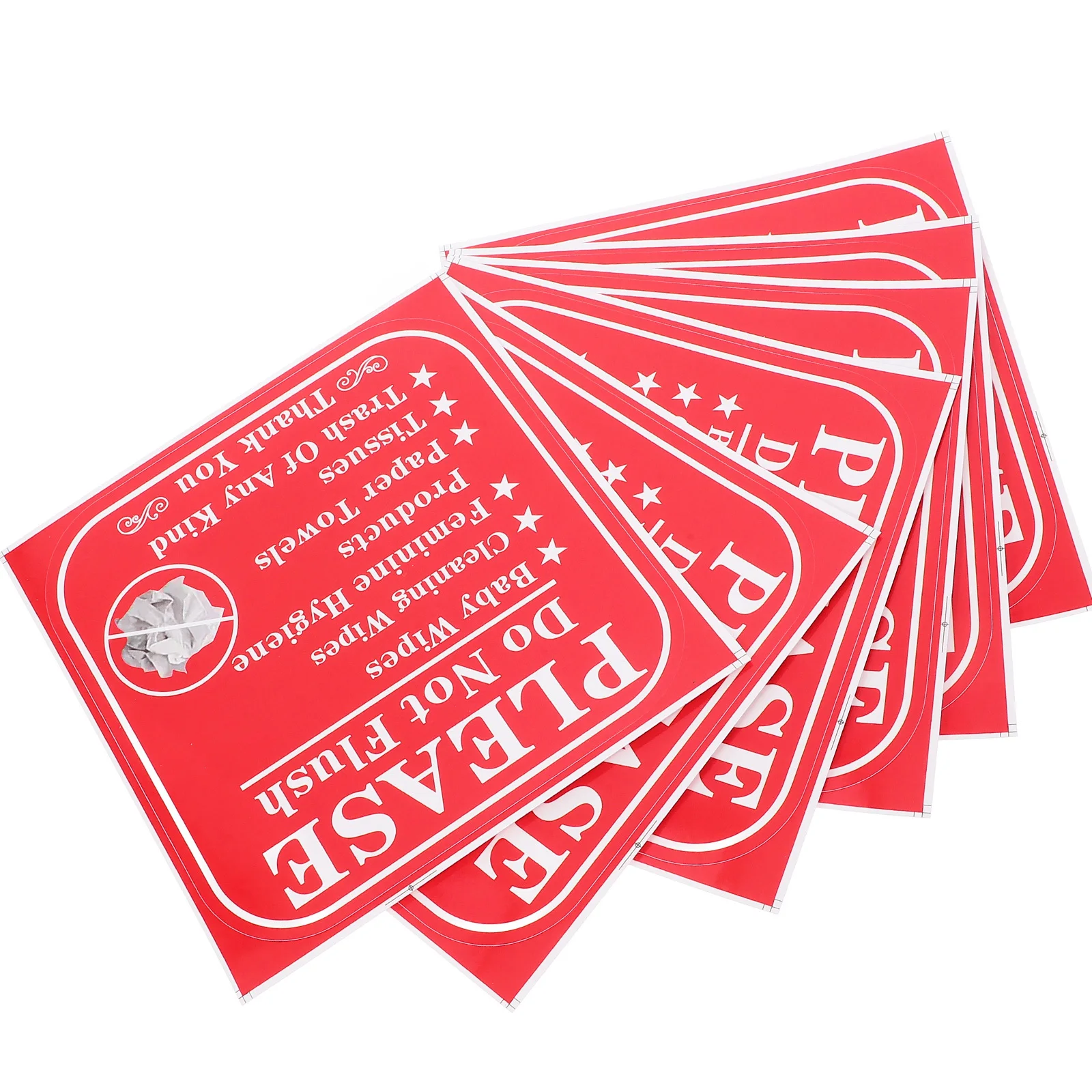 24 Uds. Pegatinas para no al ras, calcomanías de información para el baño, fáciles de aplicar, quitar, por favor, no al ras pegatinas