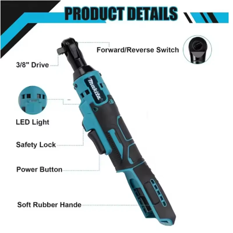 

Makita Original Lithium-Ion Rechargeable Batteries 18V BL1860 2Ah 3Ah 5Ah 6Ah for Makita Right-angle wrench, electric wrench