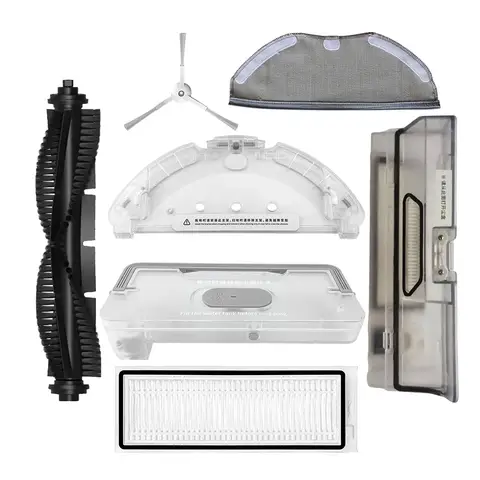 HEPA 필터 중앙 롤 메인 브러시 사이드 브러시 걸레 천 걸레, Qihoo 360 S9 로봇 진공 청소기 예비 부품 액세서리