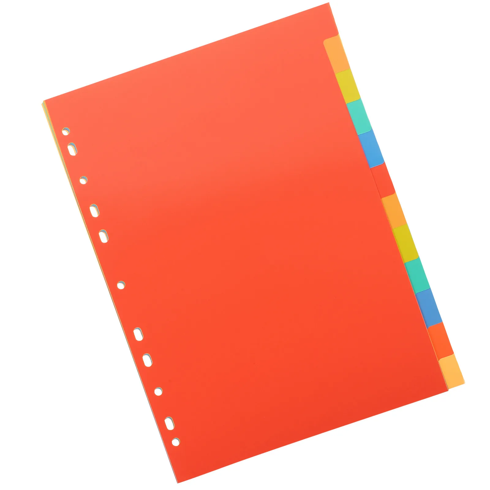 A4 Folder Dividers Aesthetic Notebook Index Dividers for Binder Organization Page Markers School Office Supplies