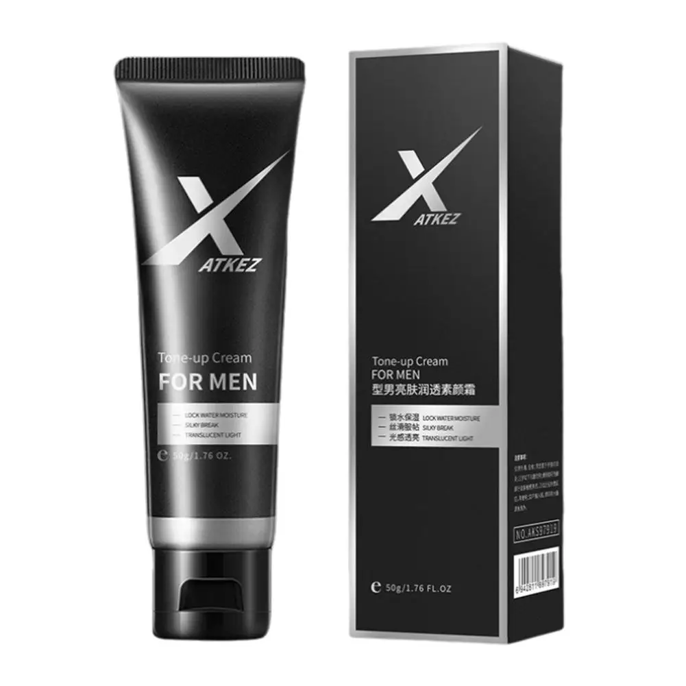 Crema de maquillaje para hombres, corrector de marcas de acné, hidratante, blanqueador, Control cosmético, aceite reafirmante para pecas, Remo Facial masculino N1U0