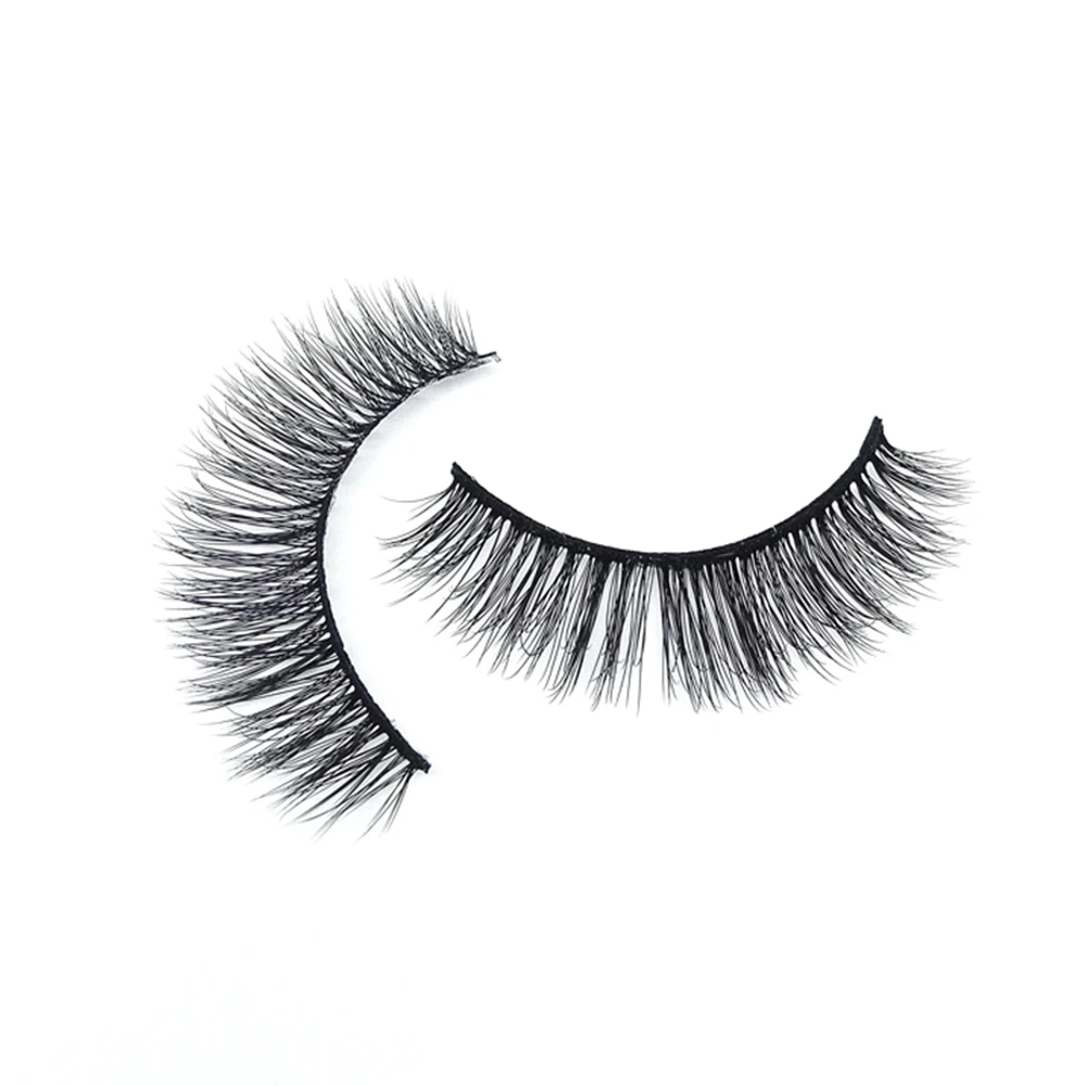 Cílios Dramáticos Grossos e Longos, Cílios Falsos, Lash Strip Russo, Fofo e Wispy, Efeito 3D