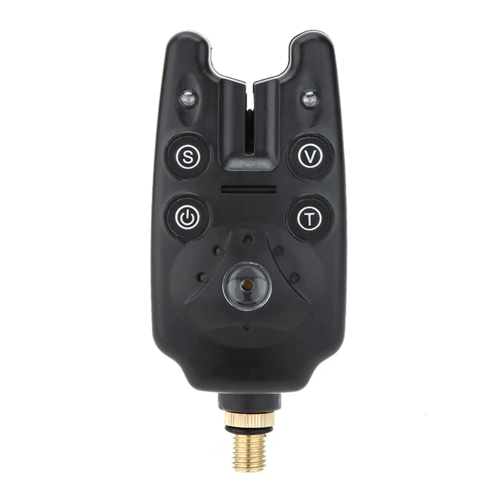 2 LED Resistente all'acqua Tono regolabile Sensibilità del volume Avviso sonoro Allarme morso da pesca per canna da pesca