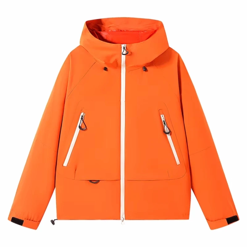 

Autumn New Men's Mountaineering Jacket Windproof and Waterproof Fabric Fashion Hip Hop Design Casual Oversize Outdoors Coat