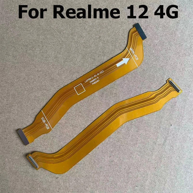 For Realme 12 4G Main Board Connector USB Board LCD Display Flex Cable Repair Parts