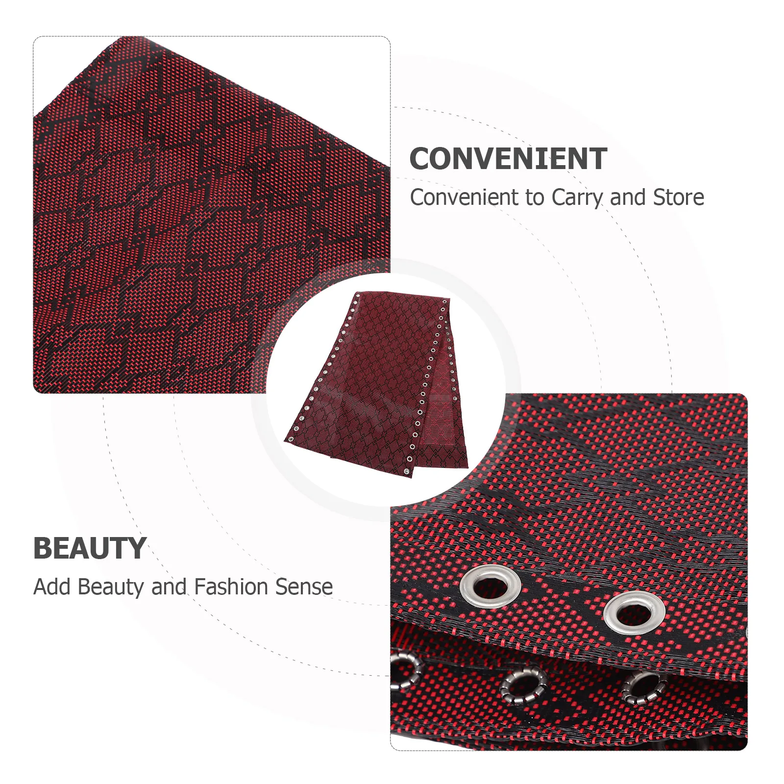 1 Zestaw Materiału do Wymiany Pokrowca na Krzesło Ogrodowe, Wytrzymały Materiał Sling z Regulowanymi Linkami do Składanych Krzeseł Wypoczynkowych na Zewnątrz, do Ogrodu