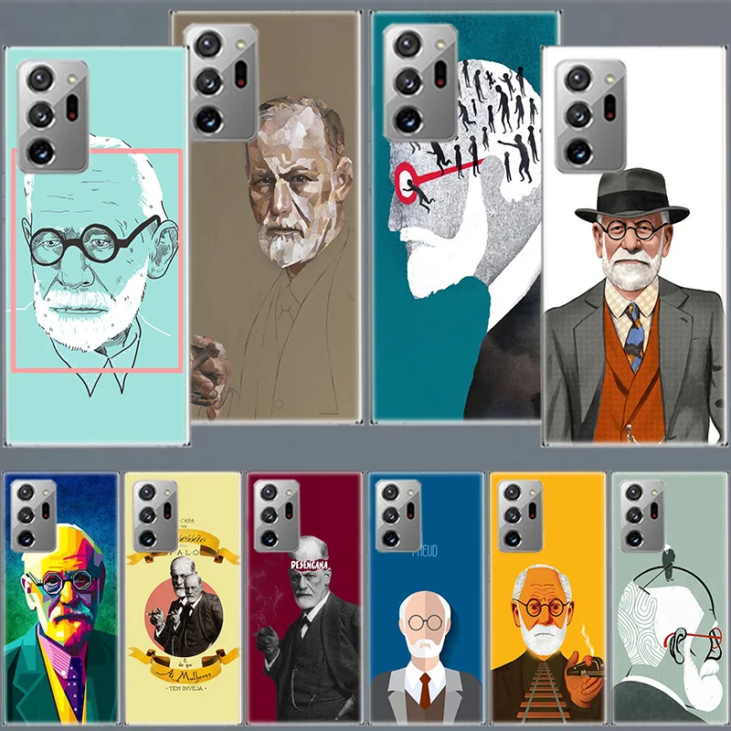 Sigmund Freud Founder of Psychoanalysis Phone Case For Samsung A05S A15 A25 A35 A55 Galaxy Note 20 Ultra 10 9 8 J8 J6 J4 S8 Plus