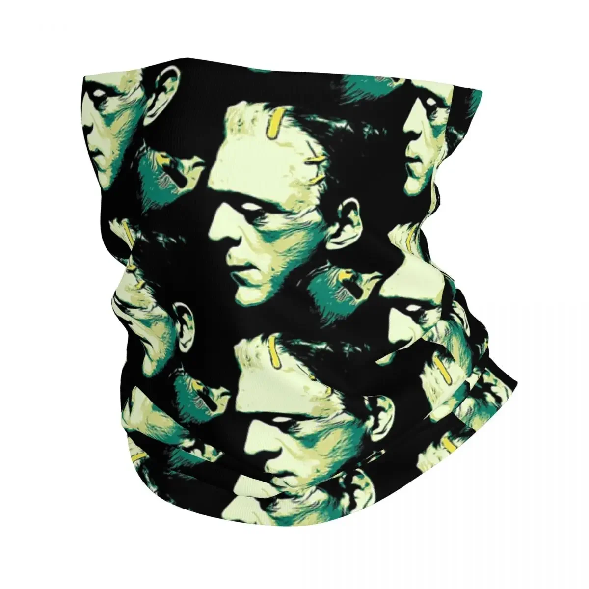 Frankenstein Fan Art Horror Bandana Neck Cover Printed Balaclavas Face Mask Scarf Warm Headwear Fishing Adult Washable