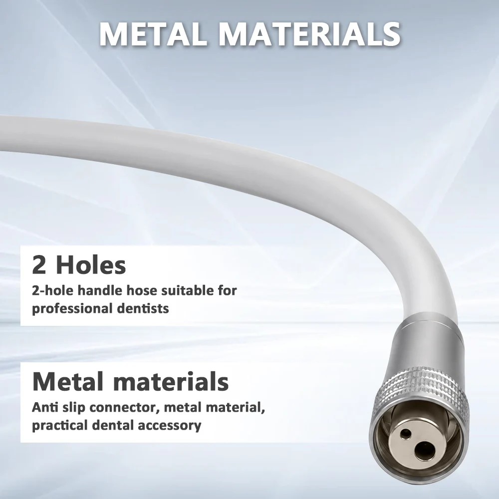 Dental Handpiece Hose 2 Hole Quick Coupling Connector Air Water Tube For Dental Chair Unit Replacement Spare Parts