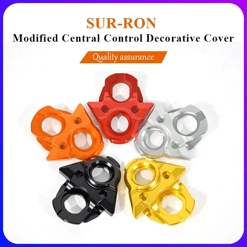 For SURRON Light Bee X Central Control Decorative Cover Scooter Dirt Bike USB CNC SUR RON Key Plate  Center Console Trim Cover