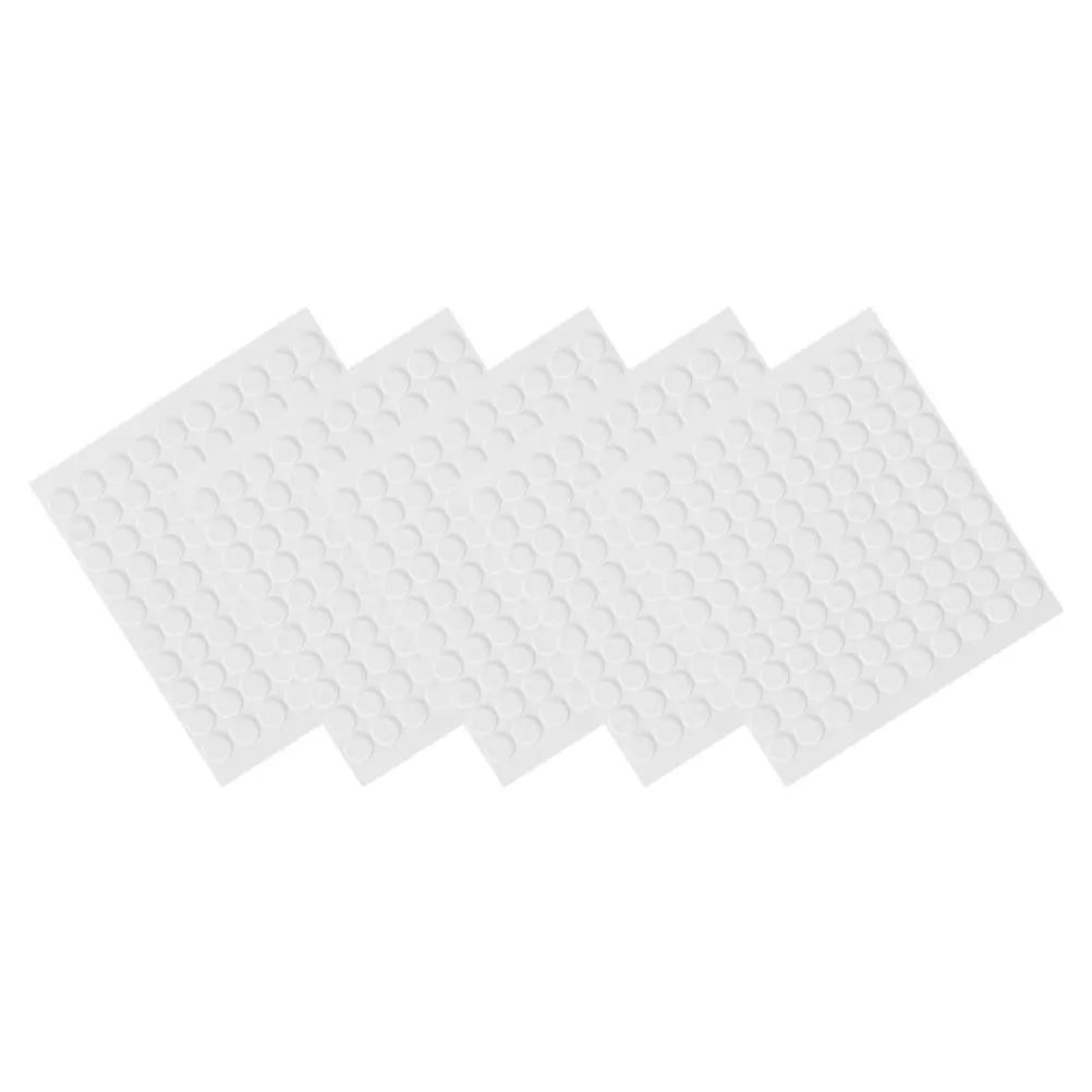

500 Pcs Round Double Sided Adhesive Tape Clear Acrylic Dots Sticky Putty Removable Glue Stickers Home Office Craft