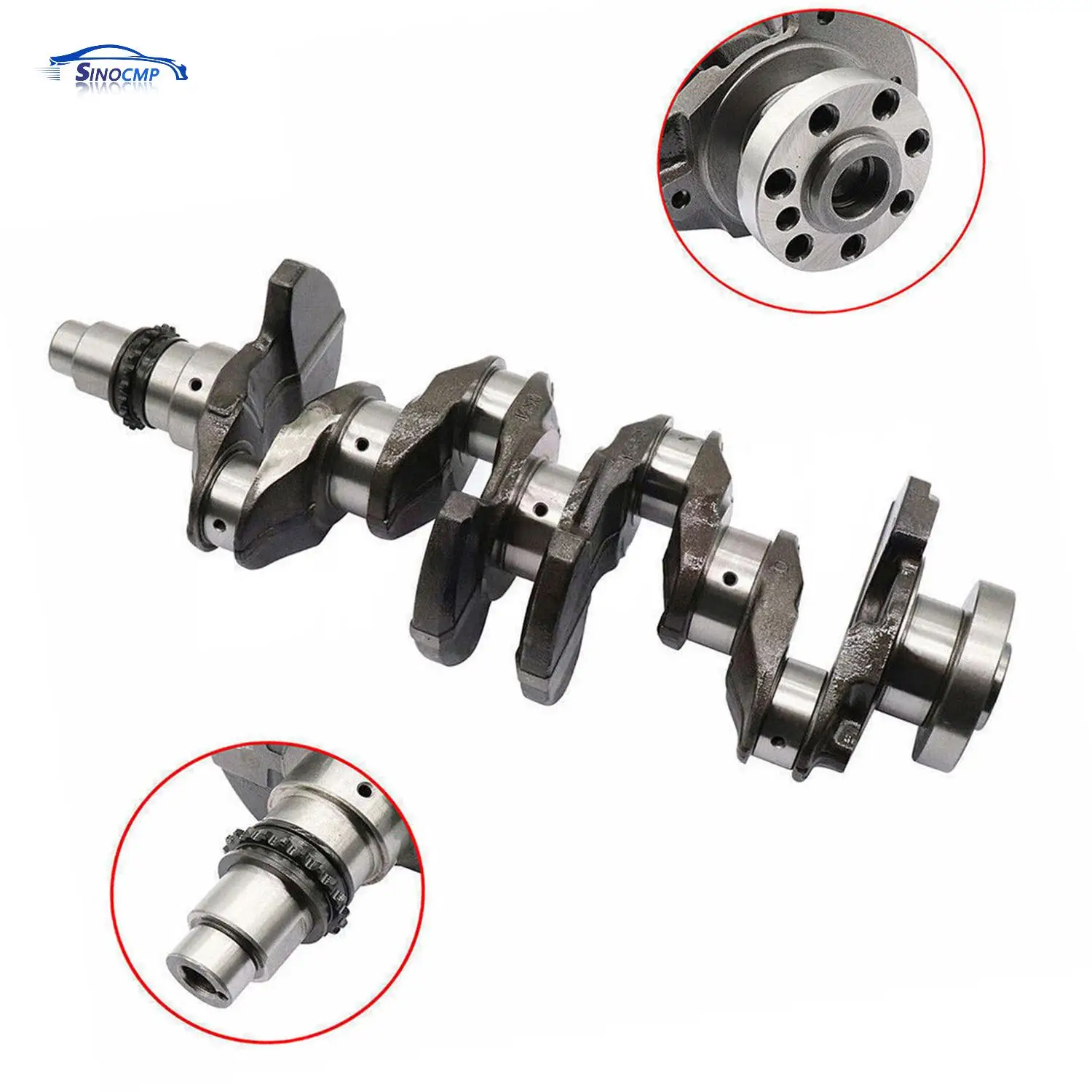 

1 шт. коленчатый вал 623V6-2EH00 623V62EH00 231102E501 подходит для Hyundai Kia Forte Forte5 Optima Soul 2.0L, детали двигателя автомобиля 2012-2019 гг.