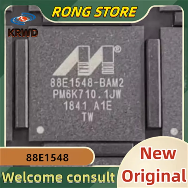 

2PCS 88E1548-BAM2 New Original 88E1548-A1-BAM2C000 88E1548 88E1548-A1-BAM2 BGA-196