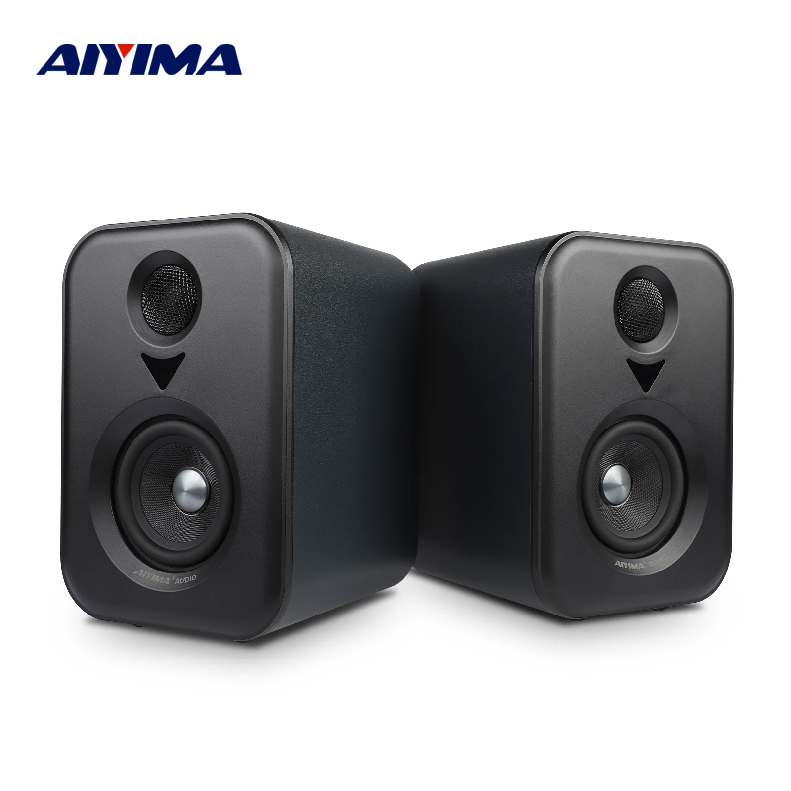 AIYIMA S400 Bluetooth Bookshelf Speakers - HiFi Audio System