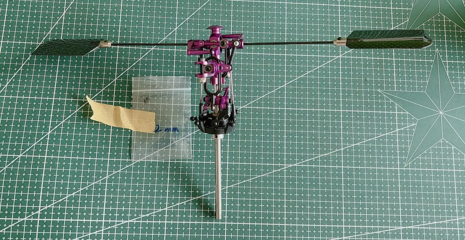 Esky EK5-0208 حزام دوار معدني CP الألومنيوم الدوار رئيس قضيب ترقية مجموعة E013/E014 هليكوبتر cpx KING 2 الملك 3 مع الكربون flybar #1