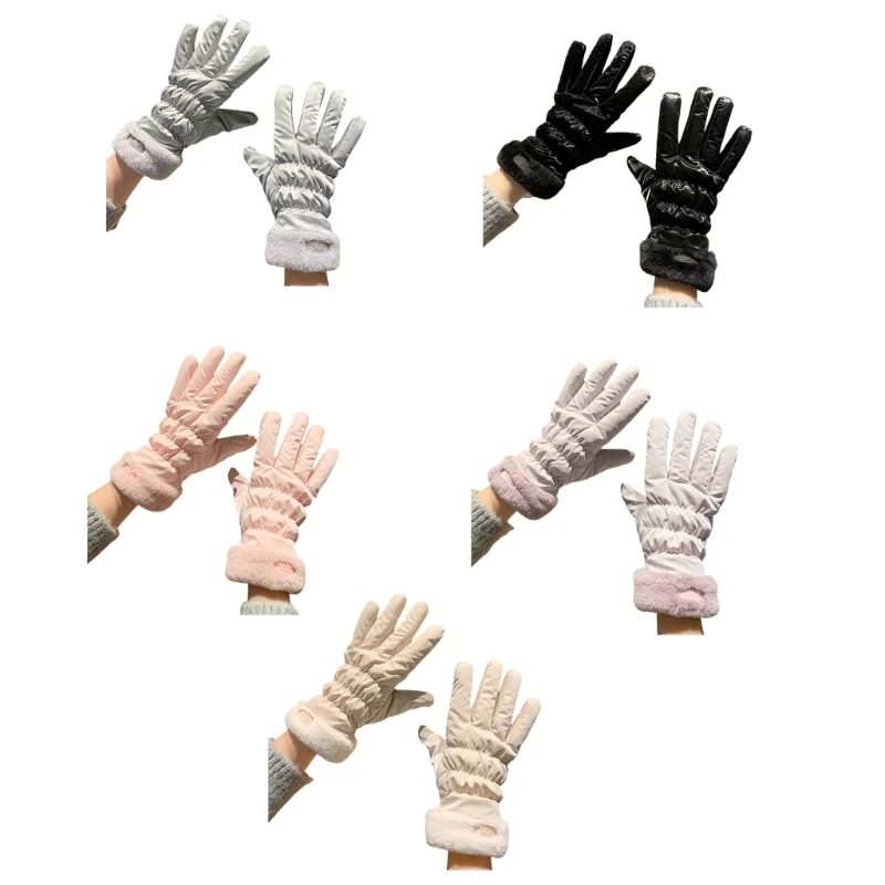 

Warm Winter Gloves Unisex Full Finger Glove Stylish Thermal Teens Gloves