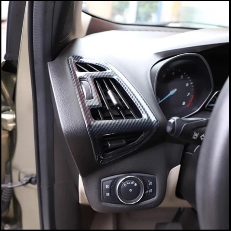 

Car Styling For Ford Escape 2013-2018 Kuga Both Sides Of The Dashboard Air Outlet Vent Decoration Auto Parts Accessories