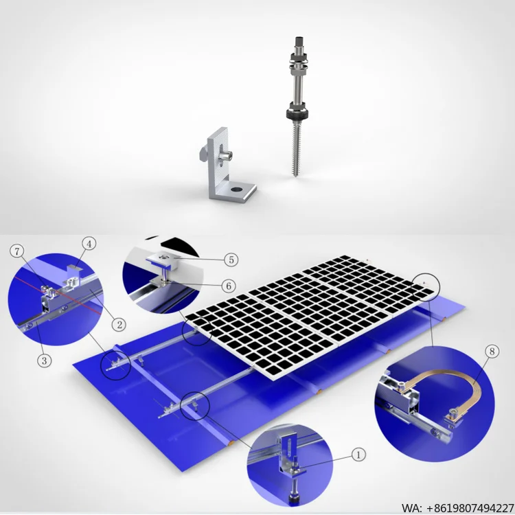 

EmperySolar Aluminum Profile Anodized Solar Panel Roof Mounting PV Bracket Metal Roof Trapezoid Solar Mounting System 15 Year