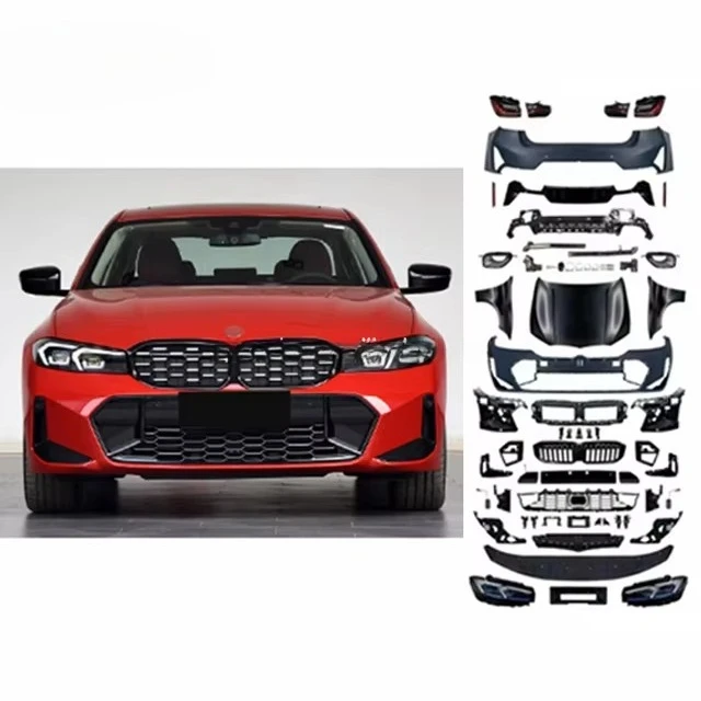 

Комплект обвеса MT в стиле LCI G20 G28 для BMW 3 серии F30 F35 (2013-2019): передний и задний бамперы, передняя решетка, крылья, спойлер