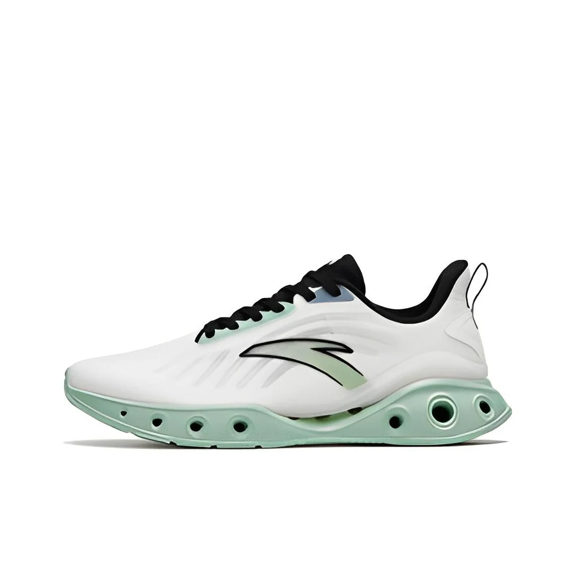 

Anta Little Energy Ring Slip Resistant Abrasion Resistant Low top Running Shoes Men's White Green 112325520-2