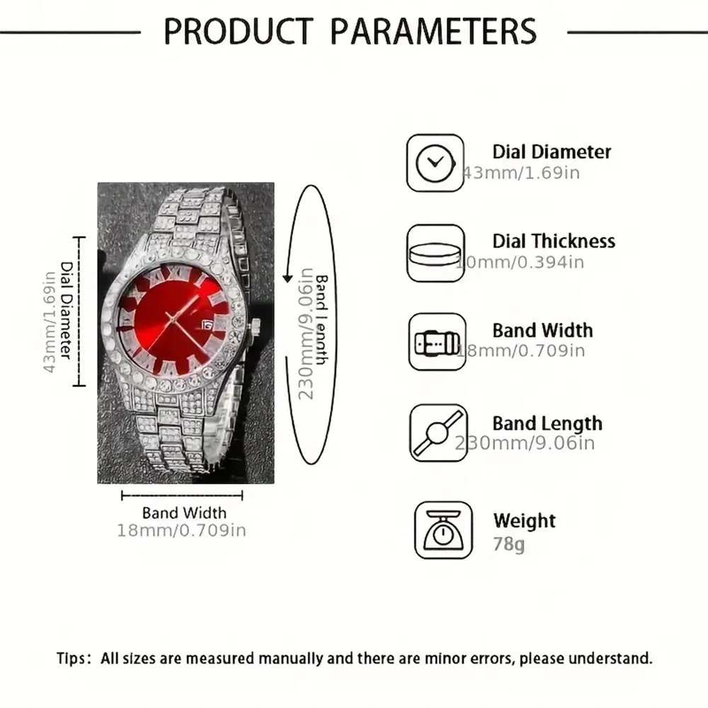 Fashionable couples quartz watch set, zinc alloy case, analog display, perfect gift for Valentine's Day, Easter and Eid