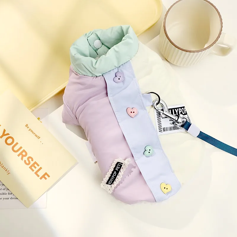 

Thiened Fce Одежда для собак на осень-зиму для маленьких собак Уличное теплое пальто с четырьмя ногами Теплая одежда для домашних животных Повседневная одежда для домашних животных