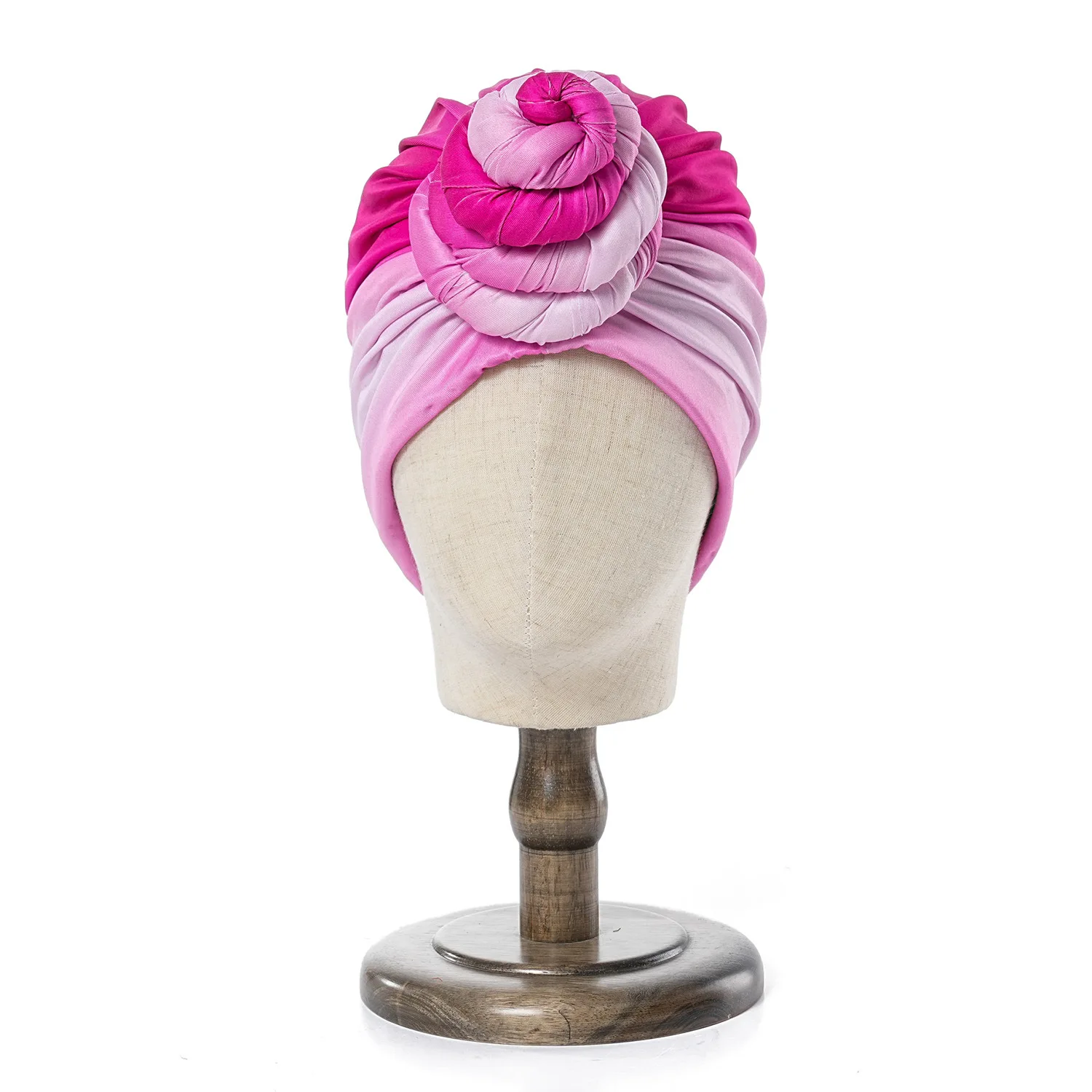 

Women Muslim Hijab Knot Turban Indian Hat Print Headscarf Beanies Bonnet Chemo Cap Hair Loss Bandanas Headband Turbante Mujer