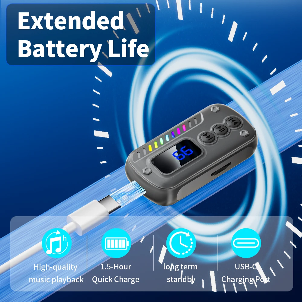 블루투스 5.3 송수신 어댑터 차량용 음악 헤드폰 스피커 3.5mm 잭 AUX 무선 오디오 어댑터