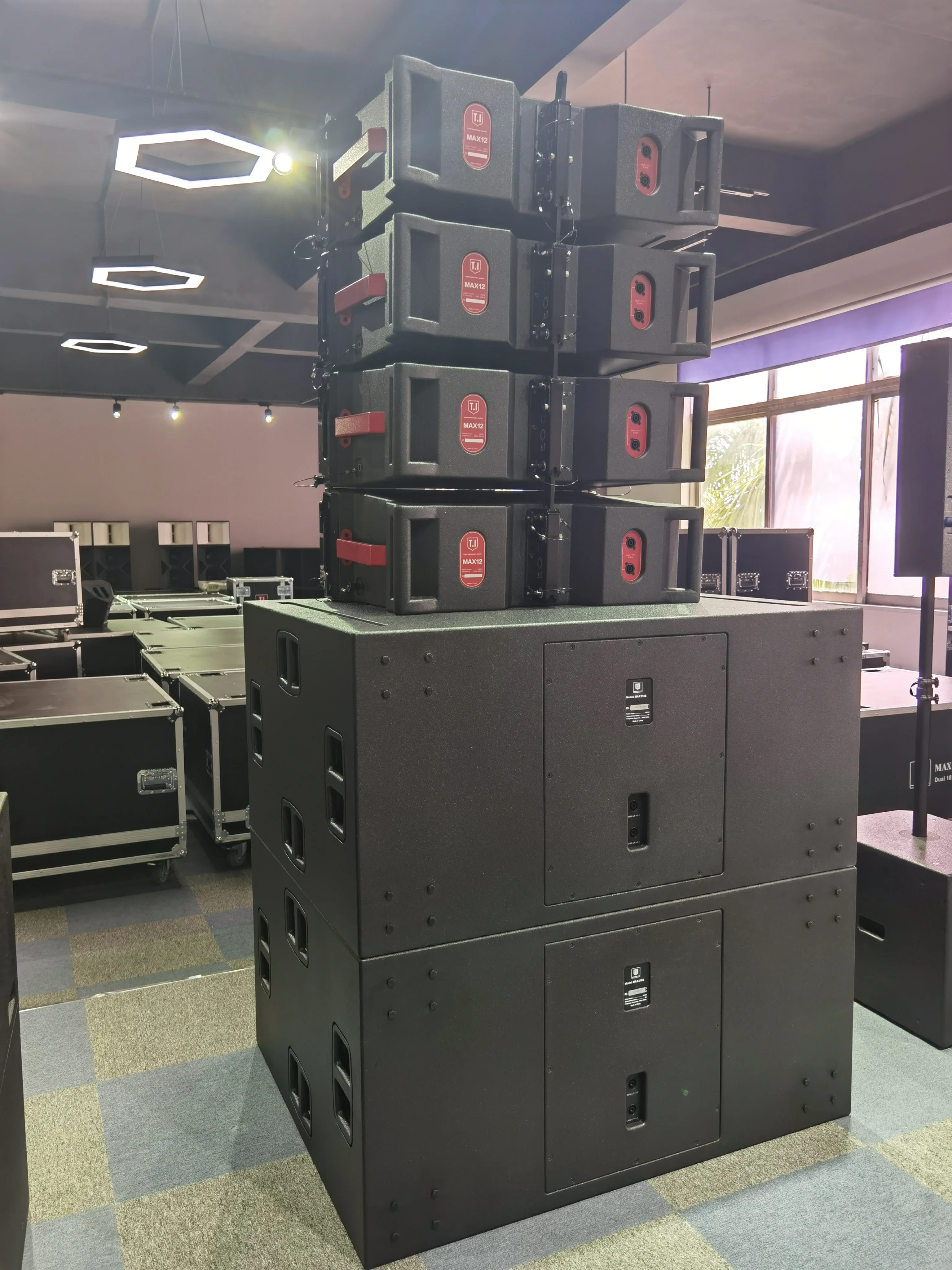 Max12 Professional Passive DJ PA Concert Sound System 12-Inch Mini Outdoor Speaker 400W Linear Array Professional Audio Use