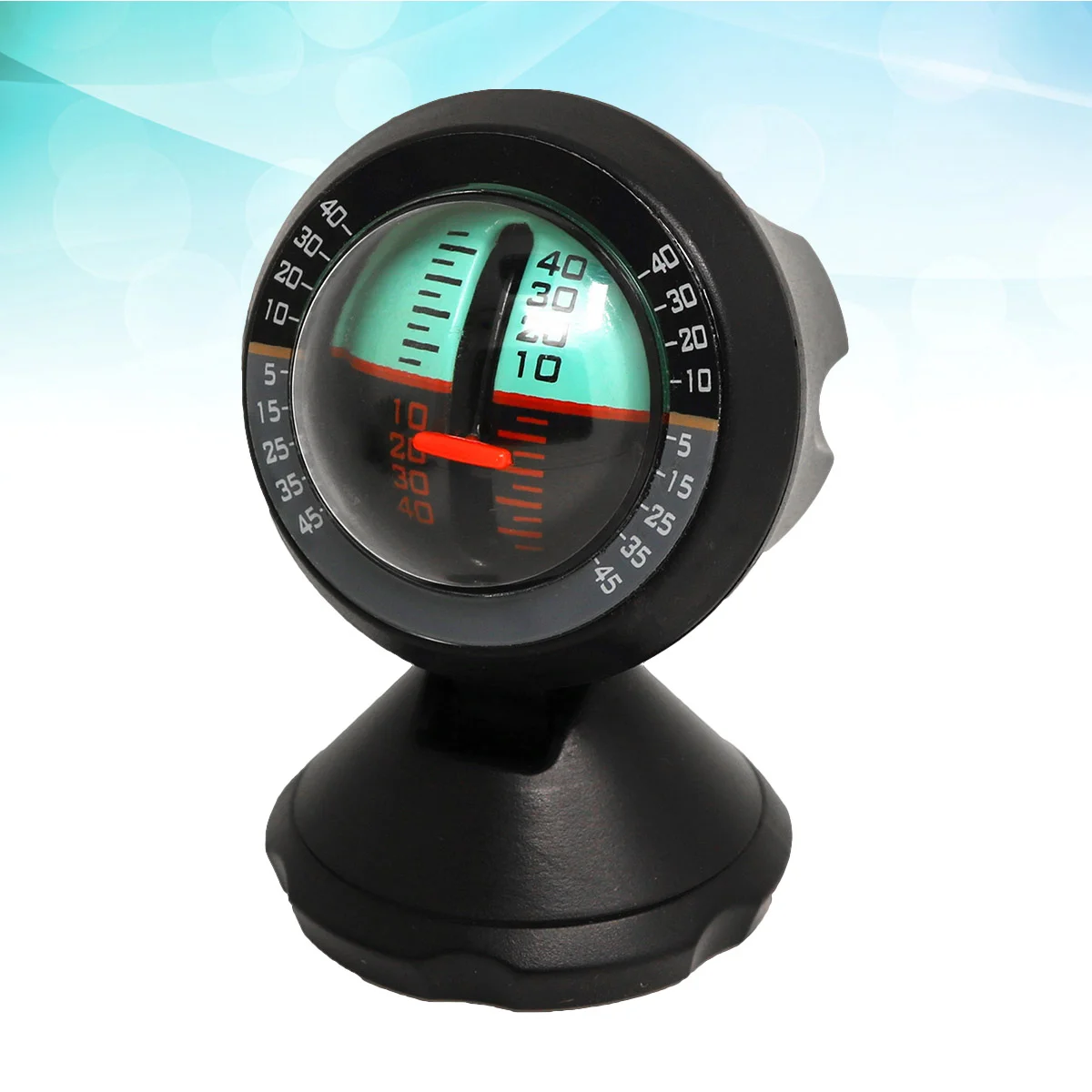 Car Tilt Gauge Indicator Gradient Angle Slope Level Meter Inclinometer Vehicle Level Measure Tool car inclinometer