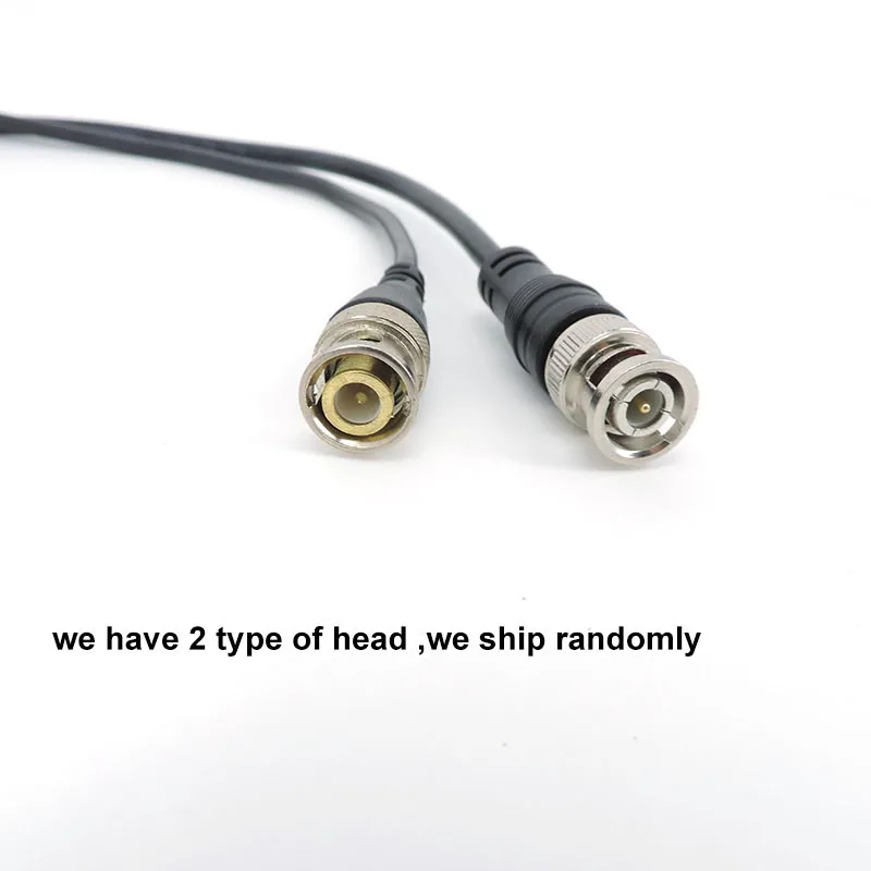 10x bnc Stecker zu Stecker Buchse Adapter Doppelkopf kabel 0,5 m 1m 2m 3m Video anschluss Verlängerung Pigtail-Kabel für TV-CCTV-Kamera a07