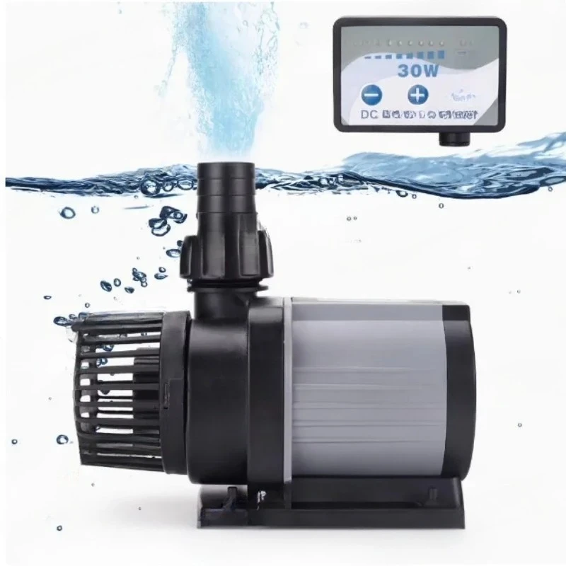 20W 2000L/h Submersible Water Pump Fish Tank Aquarium Variable Frequency Energy Saving DC Adjustable Flow（1pcs）