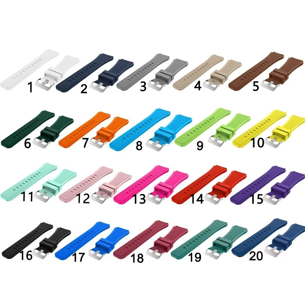 Silicone Watch Band Metal Clasp Strap for COROS PACE 3 APEX 2 Pro 46mm VERTIX