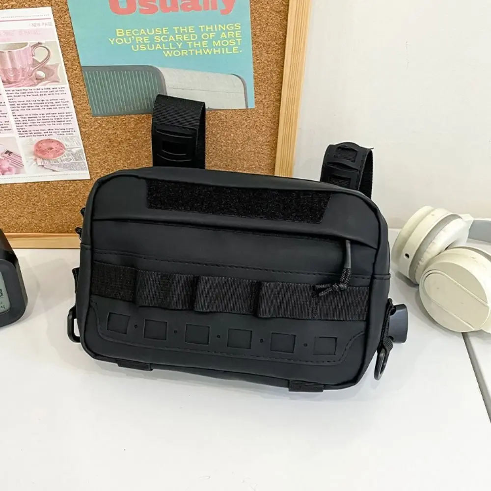 Portable Adjustable Running Vest Backpacks Nylon Lightweight Sports Chest Pack Large Capacity Waterproof Camping Bum Bags Travel