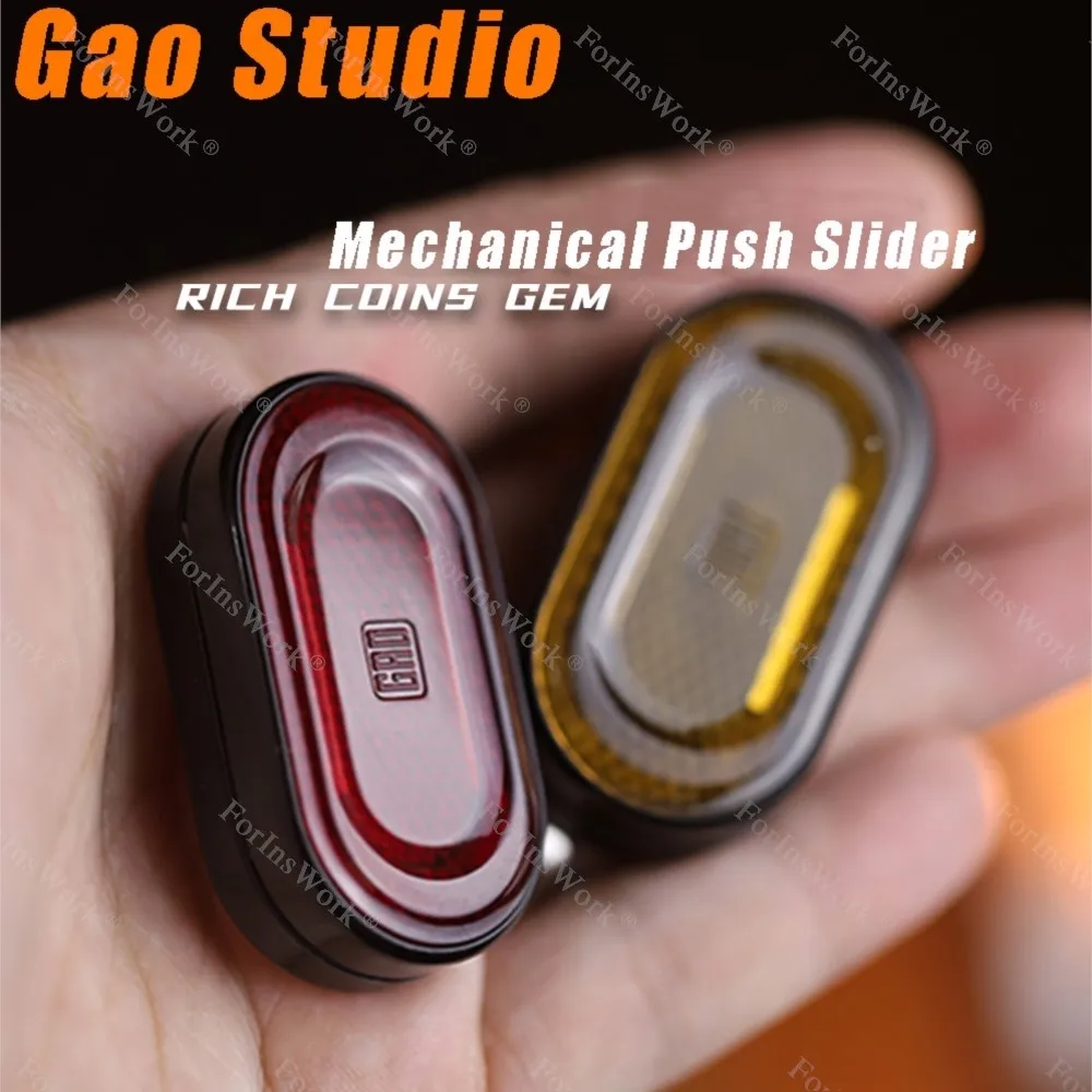 

STOCK Gao Studio PC RICH COINS GEM Механический слайдер Сенсорные игрушки для аутизма Непоседа игрушки для взрослых