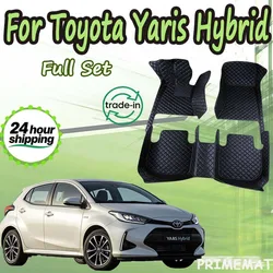 Car Floor Mats For Toyota Yaris Hybrid Mazda2 Hybrid MXPH11 2021 2022 2023 Waterproof Protective Pad Floor Cover Car Accessories