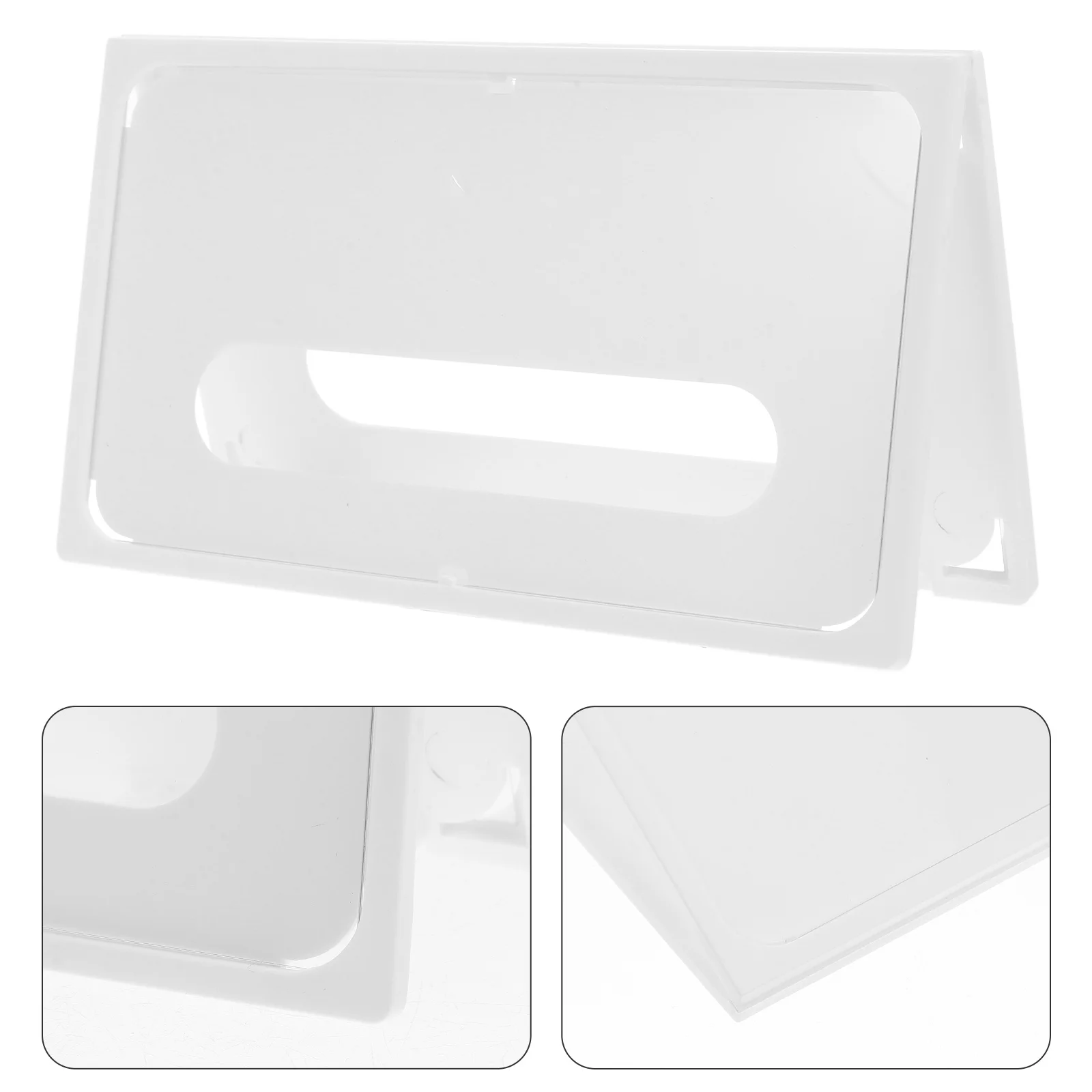 Seat Plate Plastic Sign Holder Display Holders Menu For Table Promotional Stand