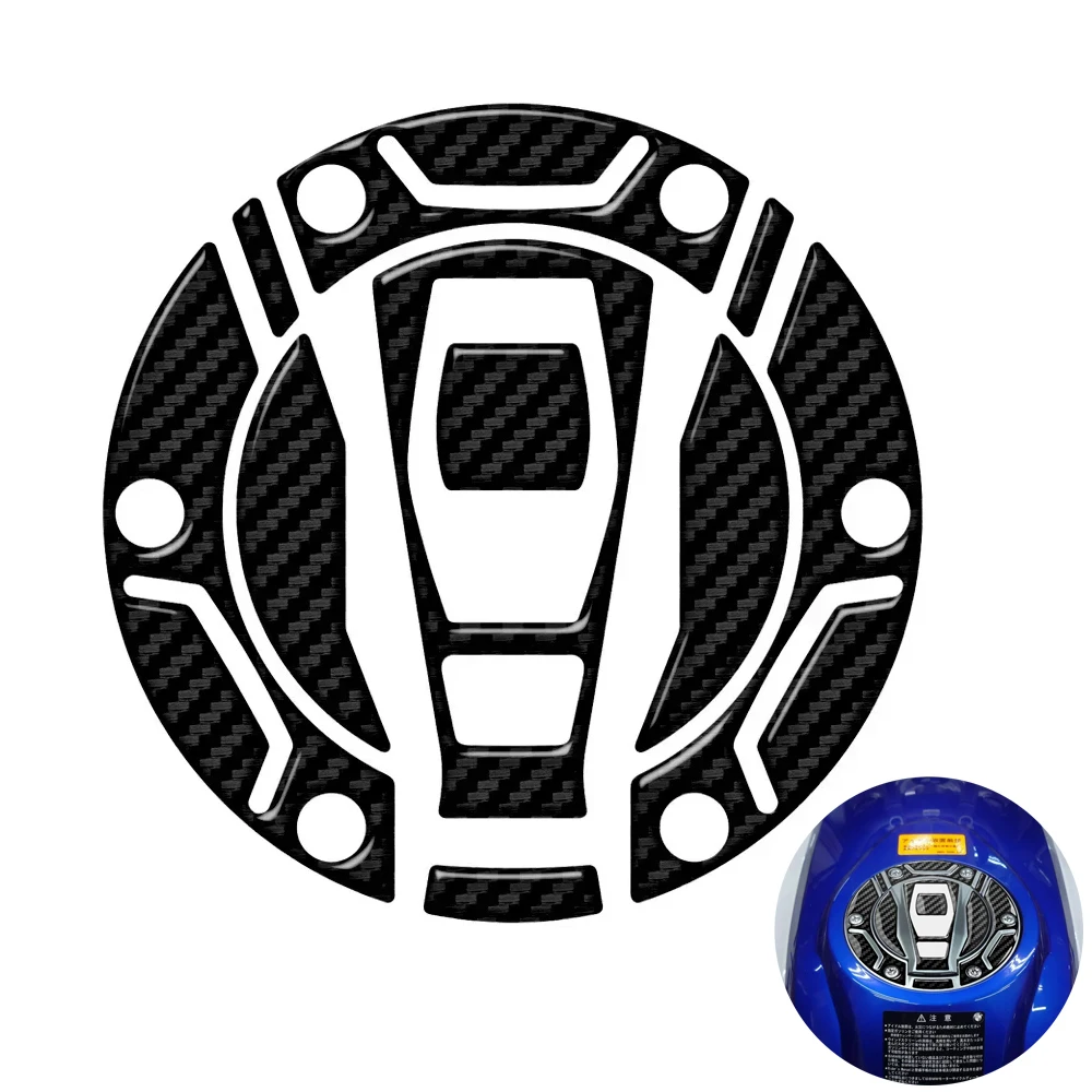 For BMW Keyless R1200GS R1250GS R1300GS Adventure Motorcycle Fuel Tank Cover Transparent Carbon Fiber Appearance Sticker
