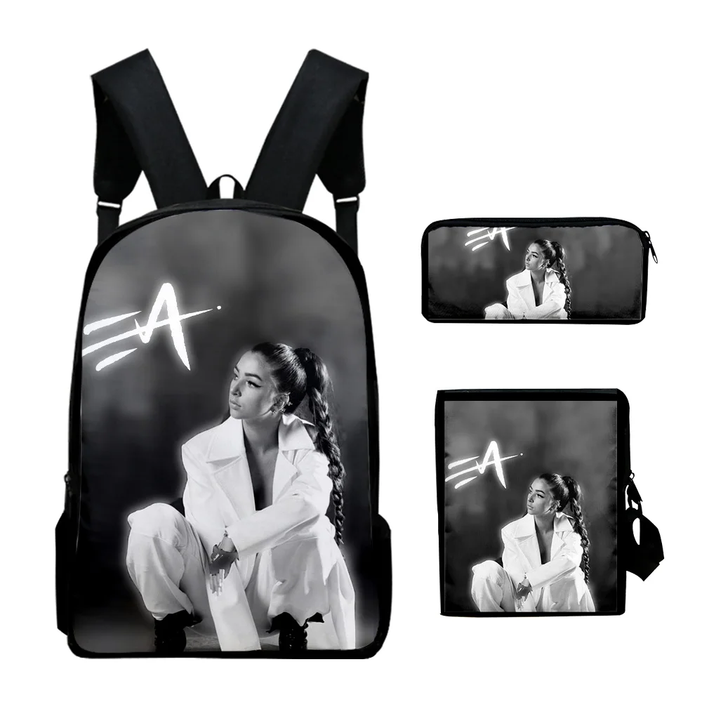 

Harajuku Popular Pretty Eva queen 3D Print 3pcs/Set pupil School Bags Laptop Daypack Backpack Inclined shoulder bag Pencil Case