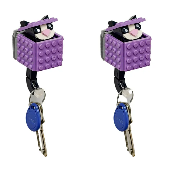 

Coin Building Blocks Keychain Set Pendant - DIY Building Block Toys - Unique Gifts Christmas Gifts
