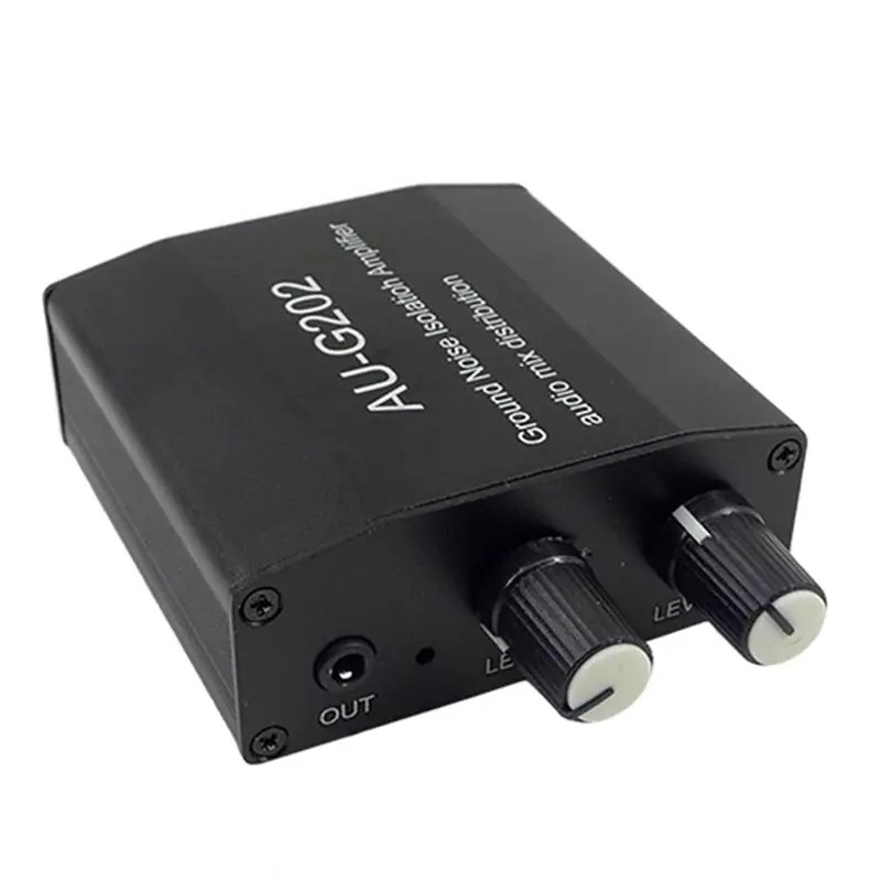A14M AUG202 Audio Mixer Distributor DC5-18V Ground Noise Lsolatioh Amplifier Dual Channel 2 in 2 Out Amplifier
