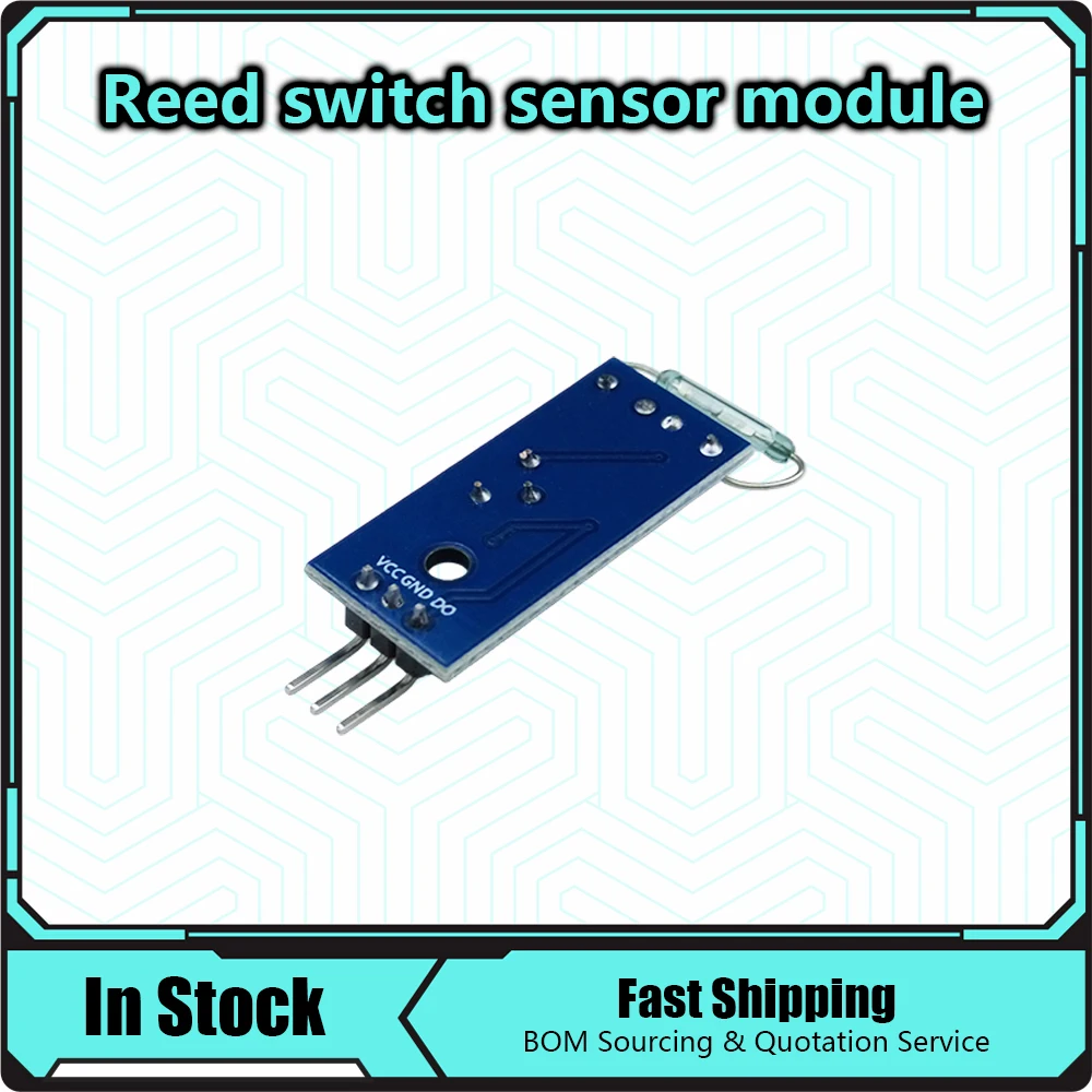 G123-08 LM393 Reed Sensor Module Magnetron Module Reed Switch Magnetic Switch for arduino Diy Kit