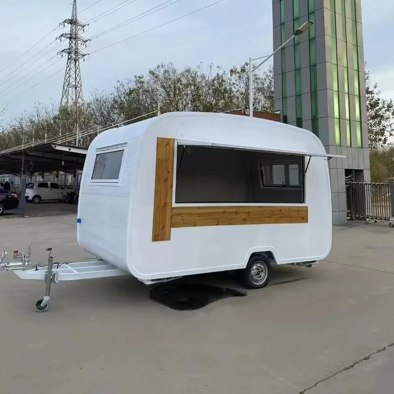 Stainless Steel Mobile Food Truck with Fryer, Sink and Grill, Ideal for Fast Food, Pizza, Snacks,customizable for Street Vending