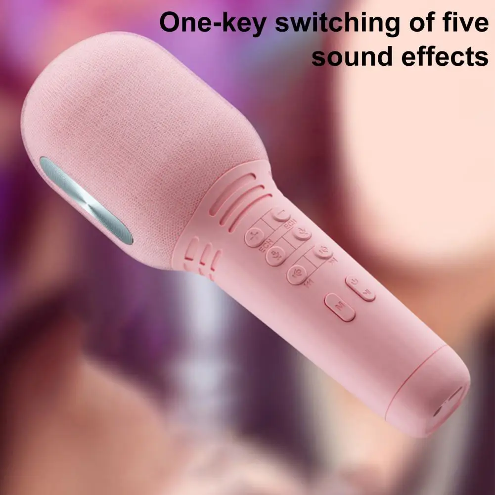 Wireless Handheld Microphone Bluetooth-compatible 5.0 Wireless Micro Professional Condenser Microphone for Singing Recording