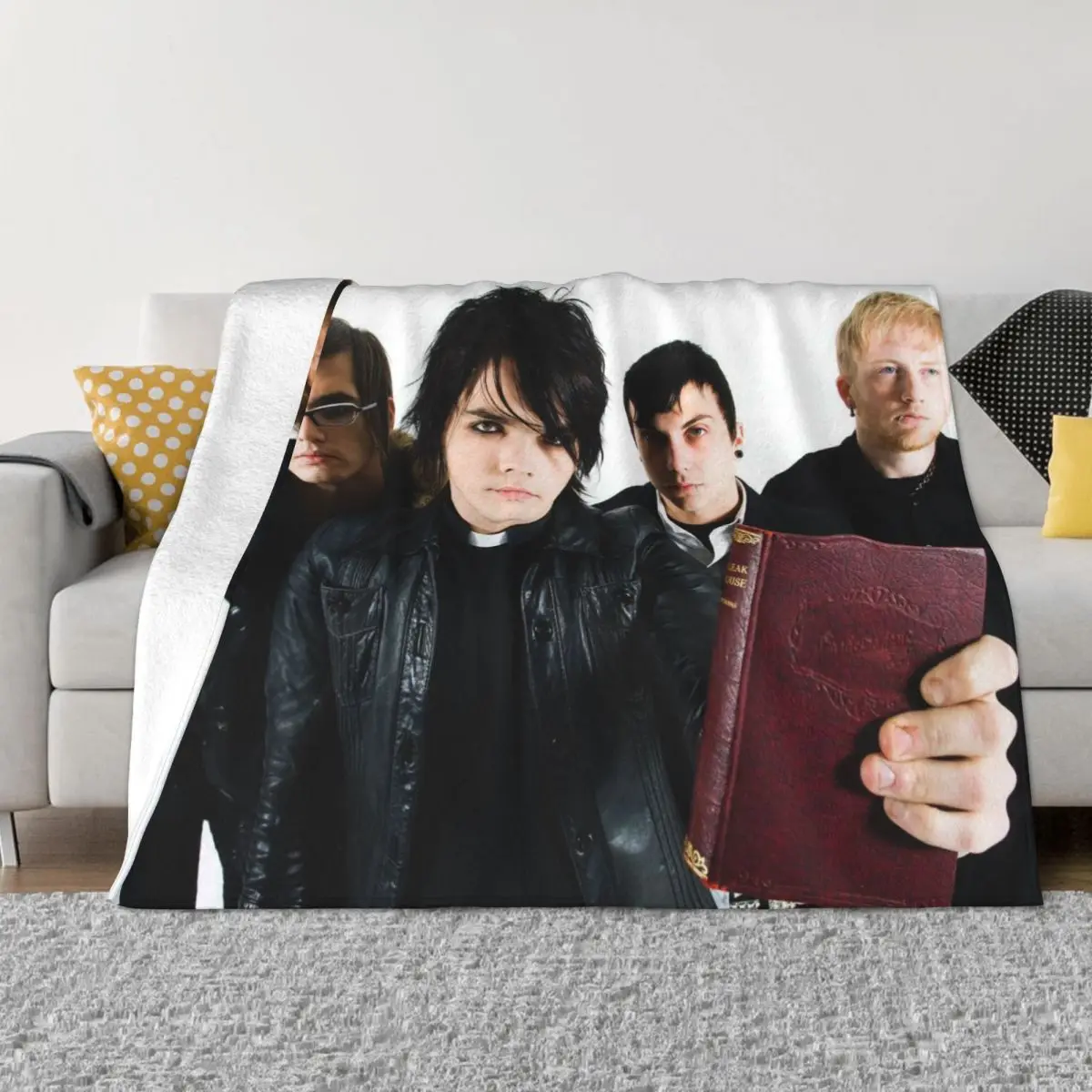 

My Chemical Romance Band 001677, одеяла в стиле аниме, дорожное одеяло, одеяла для пар, зимнее теплое одеяло, пледы