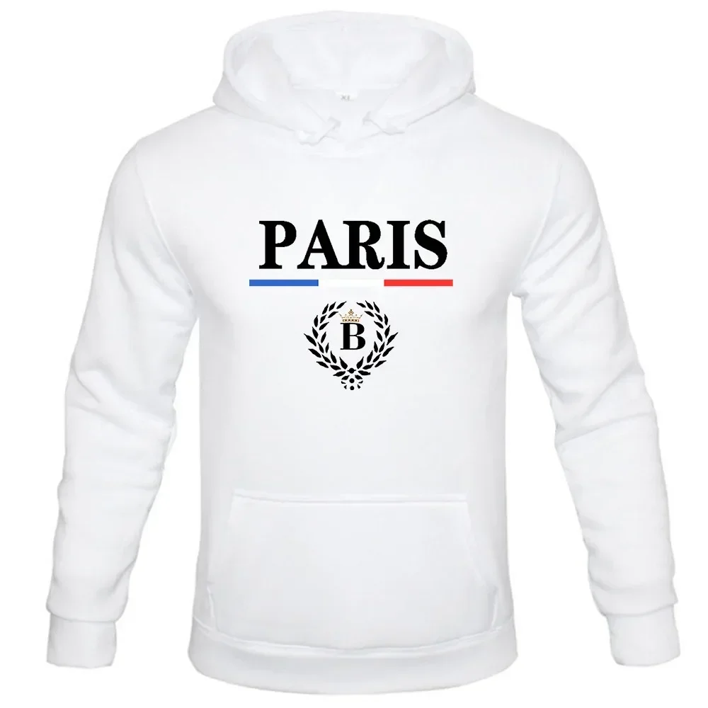 2024 New Casual Sports Spring and Autumn Men's Hoodie Letter 