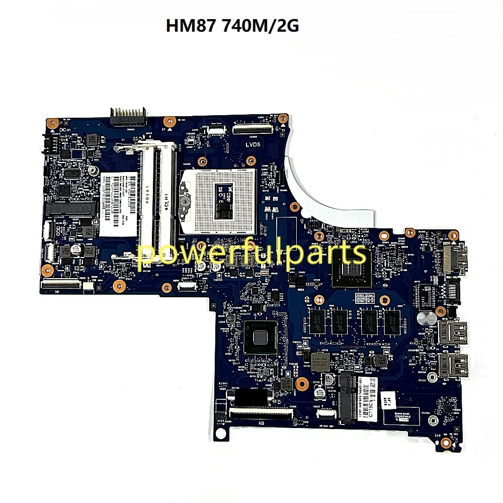 

For Hp For Envy 17-J 17T-J Motherboard 746451-501 746451-601 746451-001 6050A2549801 HM87 740M/2G Working Good