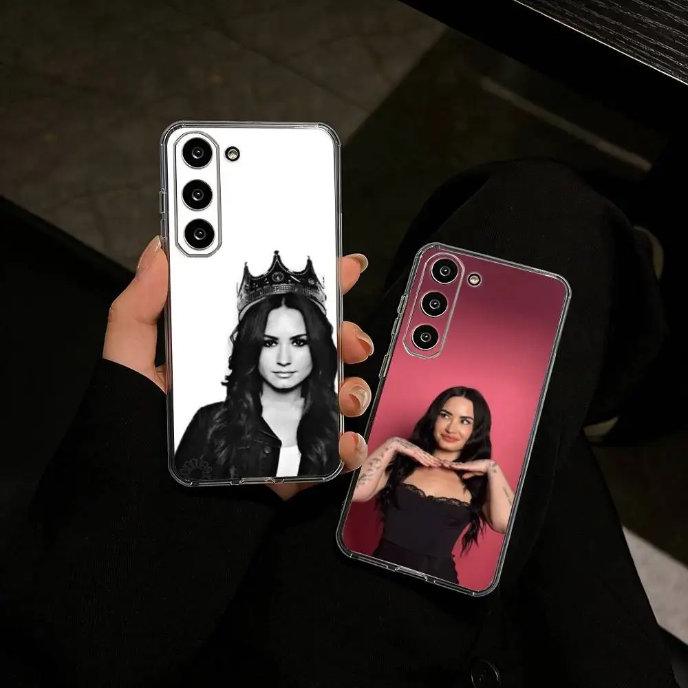 Singer Demi Lovato Phone Case For Samsung Galaxy A91,80,73,72 ,71,53,52,32 ,31,22,21s,20,Transparent Case