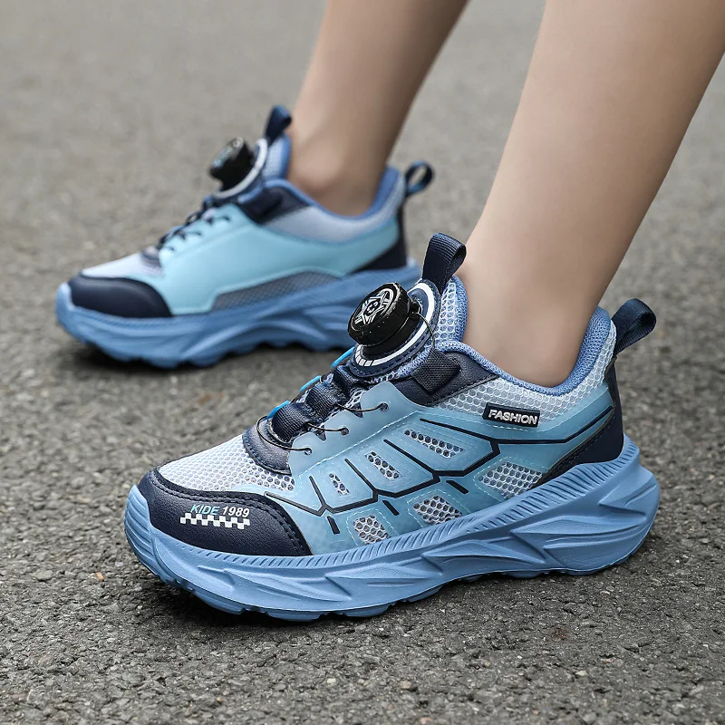 

Sports Shoes Breathable and High Elasticity 2024 Summer New Mesh Men's Running Shoes Wear-resistant Children's Shoes