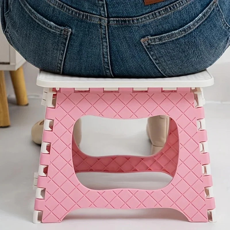Plastic Folding Stool, Portable Outdoor Stool, Household Mazza Children's Learning Stool, Train Stool